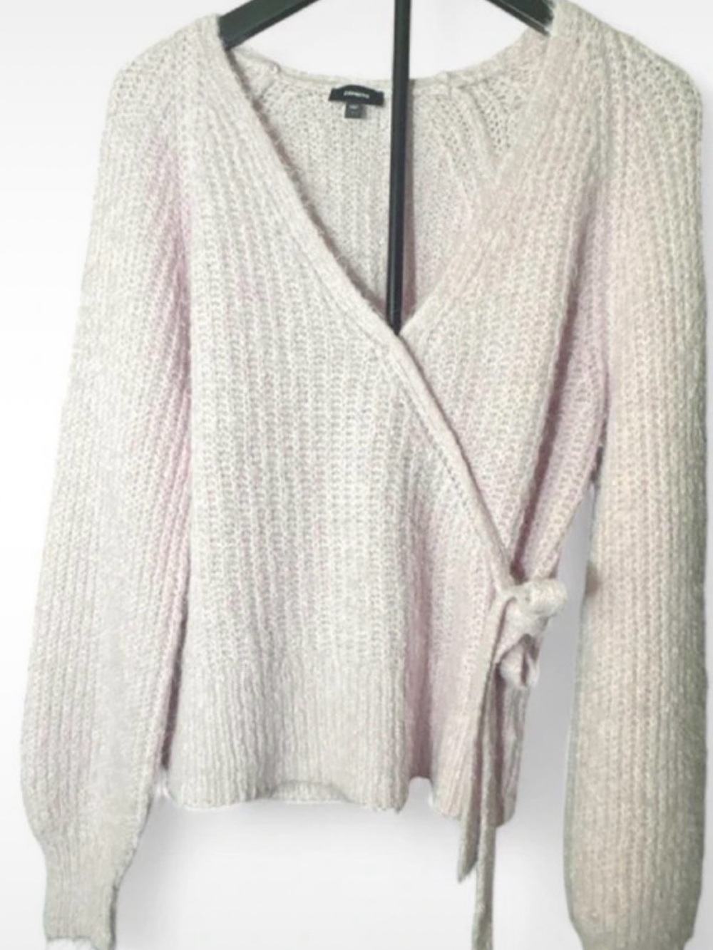 Ambiance Cream Wrap Sweater